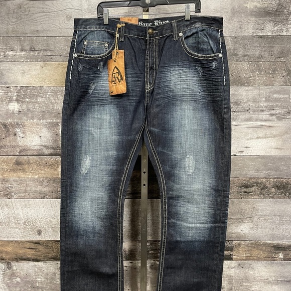 Antique Rivet Jeans - Picture 2 of 4